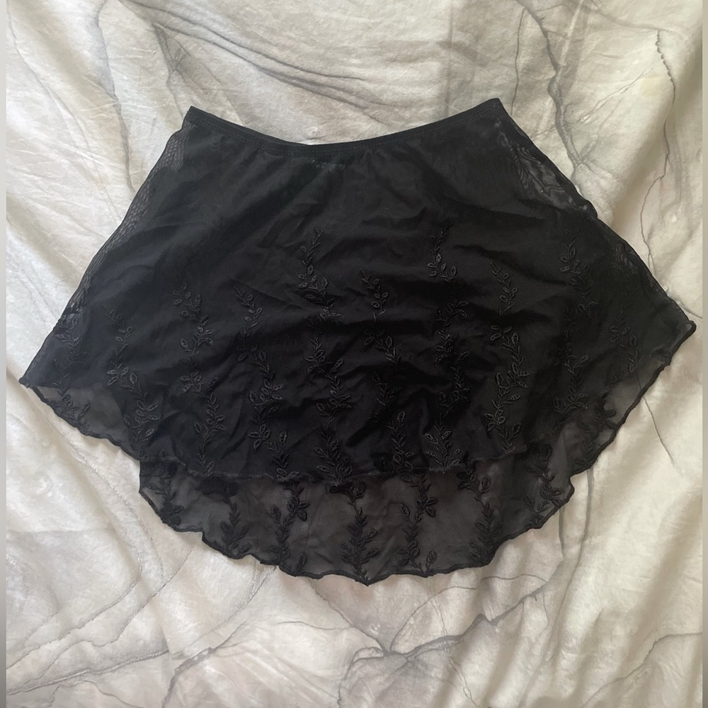 Sheer Black Dance Skirt🥀